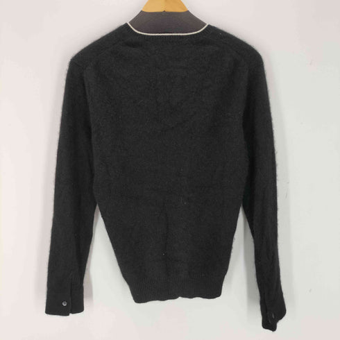 バーバリーブラックレーベル BURBERRY BLACK LABEL カシミヤ100% Vネックニット メンズ 2
