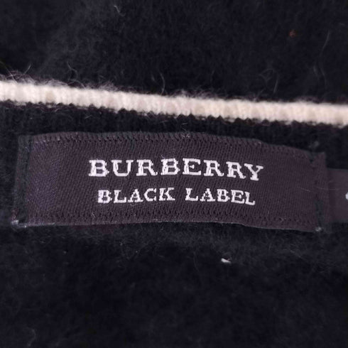 バーバリーブラックレーベル BURBERRY BLACK LABEL カシミヤ100% Vネックニット メンズ 2