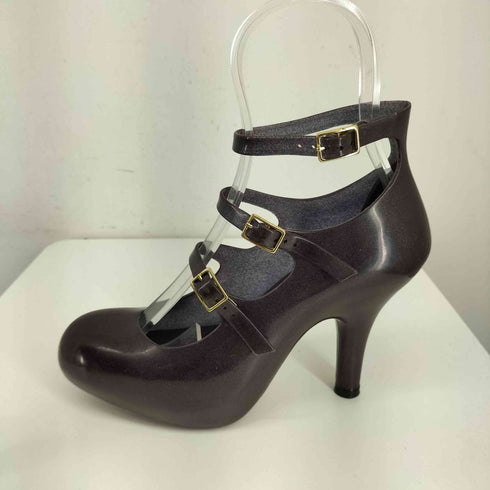 ヴィヴィアンウエストウッド Vivienne Westwood トリプルストラップ ラバーパンプス レディース JPN:24