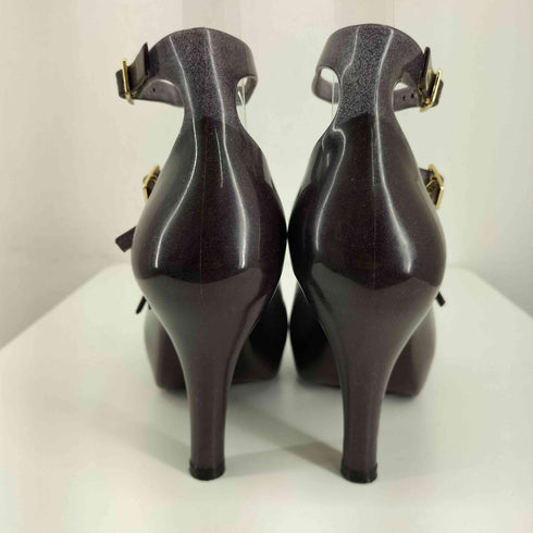 ヴィヴィアンウエストウッド Vivienne Westwood トリプルストラップ ラバーパンプス レディース JPN:24