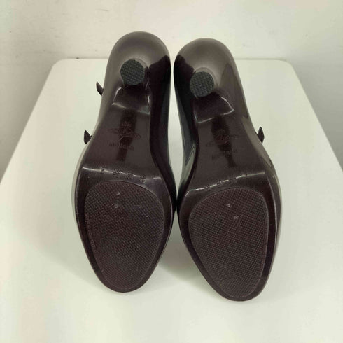 ヴィヴィアンウエストウッド Vivienne Westwood トリプルストラップ ラバーパンプス レディース JPN:24
