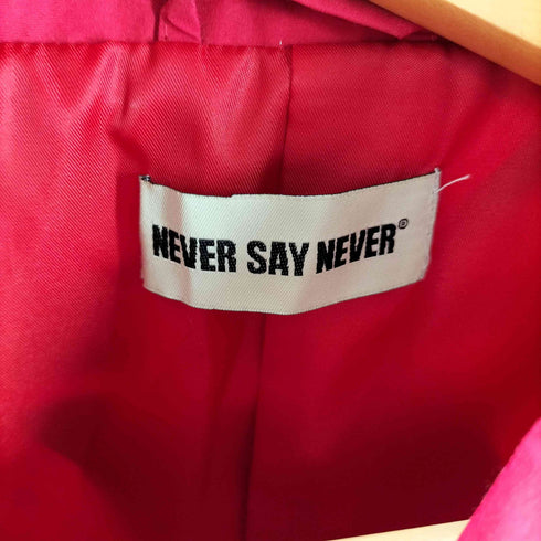 NEVERSAYNEVER} ジップアップ スイングトップ ナイロンジャケット メンズ