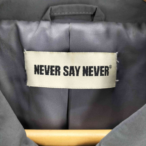 NEVERSAYNEVER} ジップアップ スイングトップ ナイロンジャケット メンズ