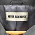 NEVERSAYNEVER} ジップアップ スイングトップ ナイロンジャケット メンズ