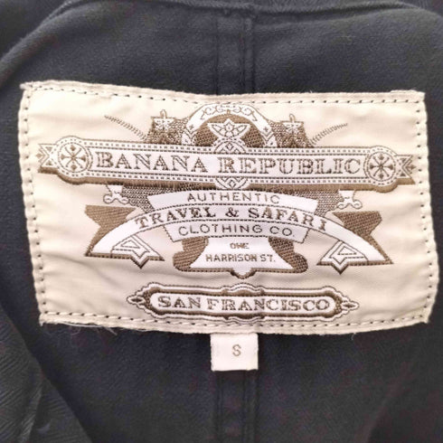 バナナリパブリック BANANA REPUBLIC 80-90S ヘリンボーン ミリタリーデザイン ジャケット メンズ S