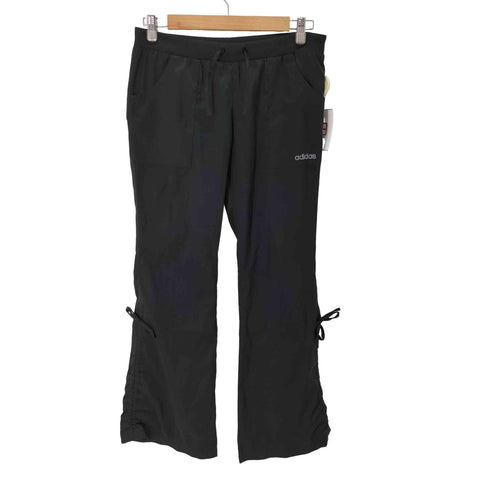 アディダス adidas サイドギャザー ナイロンフレアパンツ レディース JPN:M
