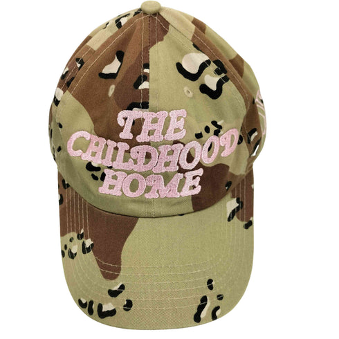 THE CHILD HOOD HONE ロゴ刺繍 カモフラ 6パネルキャップ メンズ