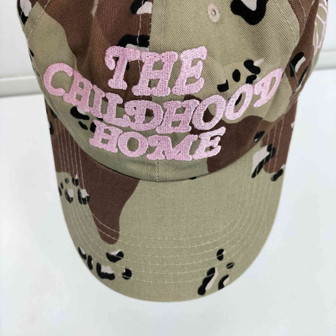 THE CHILD HOOD HONE ロゴ刺繍 カモフラ 6パネルキャップ メンズ