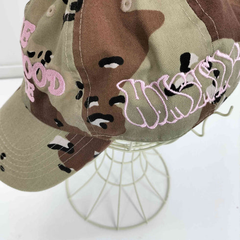 THE CHILD HOOD HONE ロゴ刺繍 カモフラ 6パネルキャップ メンズ