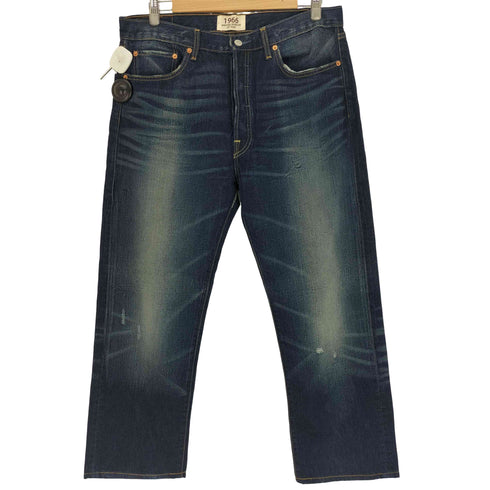 リーバイス Levis 501 1966 SPECIAL EDITION 復刻 ボタンフライ ストレート デニムパンツ ダメージ加工 メンズ W36L32