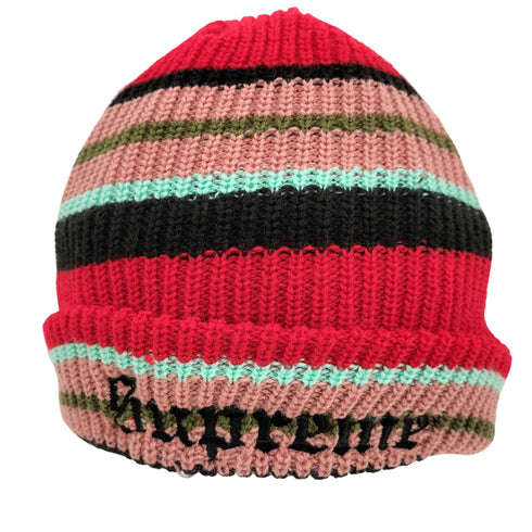 シュプリーム Supreme 17AW Bright Stripe Beeanie メンズ