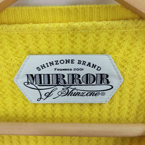 ミラーオブシンゾーン MIRROR OF Shinzone カシミヤ ウール ワッフル ニット セーター レディース FREE