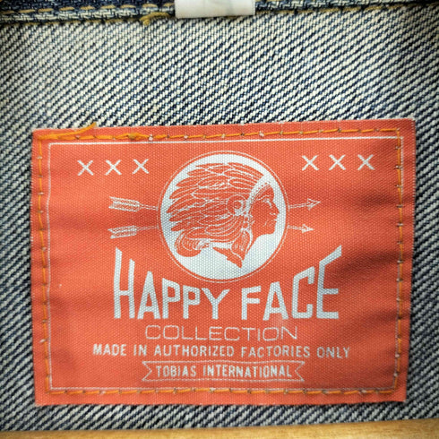 HAPPY FACE 80S インディゴ デニムジャケット メンズ FREE