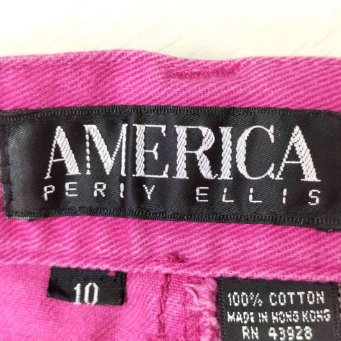 ペリーエリス PERRY ELLIS AMERICA コットンテーパードパンツ レディース 10