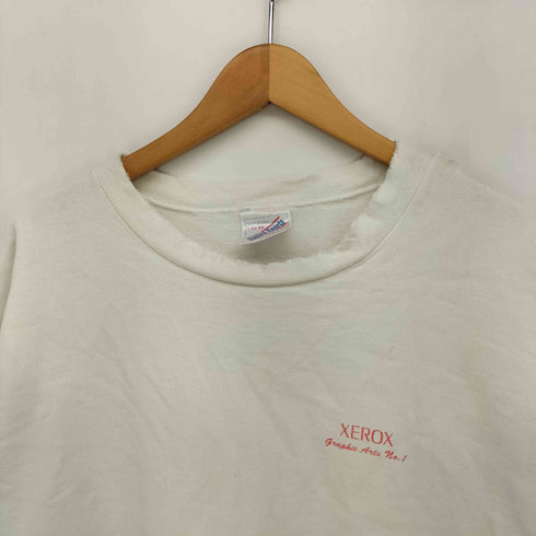 ユナイテッドスポーツ UNITED SPORTS 90s USA製 XEROX 企業 ボロ クルーネックスウェット メンズ import:L