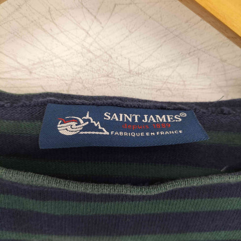 セントジェームス SAINT JAMES ボーダーバスクシャツ メンズ US:36