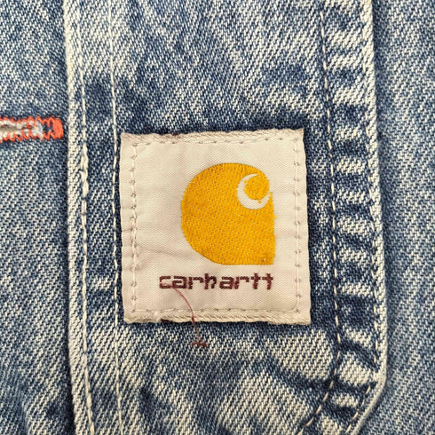 カーハート Carhartt デニム プルオーバー サロペット メンズ
