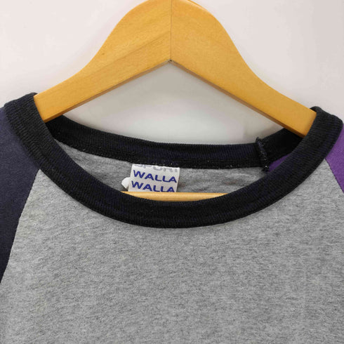 ワラワラスポーツ WALLA WALLA SPORT USA製 ラグランスリーブカットソー メンズ JPN:S