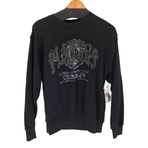 クライムデニム KRHYME DENIM ワッペンクルーネックスウェット メンズ JPN:M