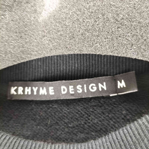 クライムデニム KRHYME DENIM ワッペンクルーネックスウェット メンズ JPN:M