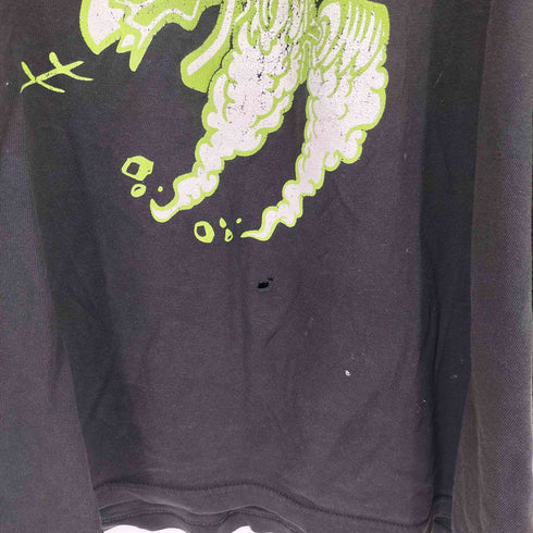 ステューシー Stussy SK8 SKULL スケートスカル グラフィックプリント クルーネック半袖Tシャツ カットソー メンズ X-LARGE