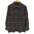 フェアファクス FAIRFAX チェック柄 L/S 開襟シャツ メンズ JPN:L
