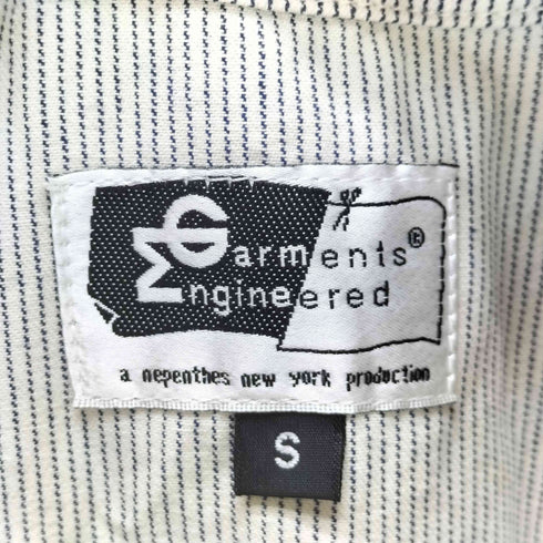 エンジニアードガーメンツ Engineered Garments USA製 旧タグ Stripe Work Vest メンズ JPN:S