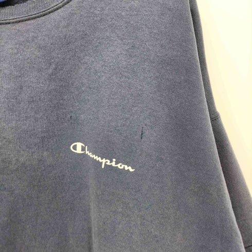 チャンピオン Champion 90s メキシコ製 青刺繍タグ ワンポイント S/S スウェット 半袖 ボロ メンズ import:XL