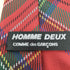 コムデギャルソンオムドゥ COMME des GARCONS HOMME DEUX チェック柄ネクタイ メンズ