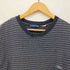 クイックシルバー Quiksilver 90s ボックスフィット ワンポイント ボーダーTシャツ メンズ import:L