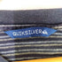 クイックシルバー Quiksilver 90s ボックスフィット ワンポイント ボーダーTシャツ メンズ import:L