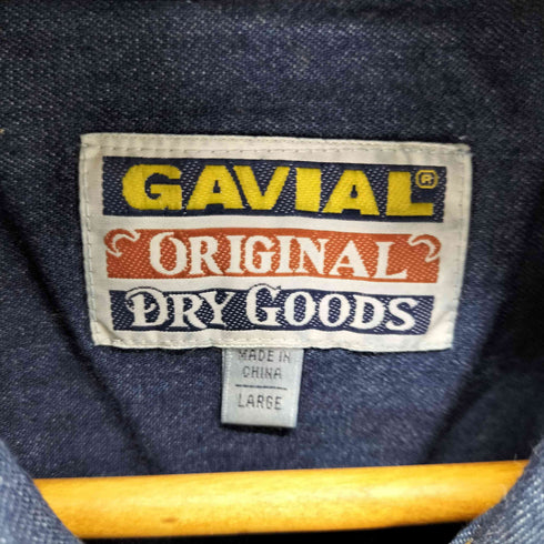 GAVIAL ミリタリー デニム デッキプルオーバー メンズ JPN:L