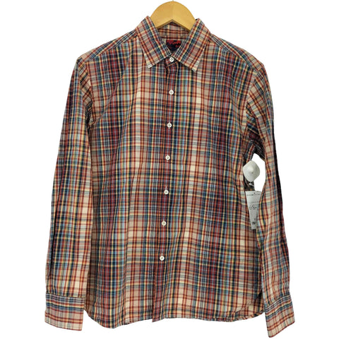 ブルーナボイン BRU NA BOINNE L/S マドラスチェック レギュラーカラーシャツ メンズ JPN:0