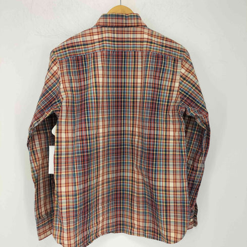 ブルーナボイン BRU NA BOINNE L/S マドラスチェック レギュラーカラーシャツ メンズ JPN:0