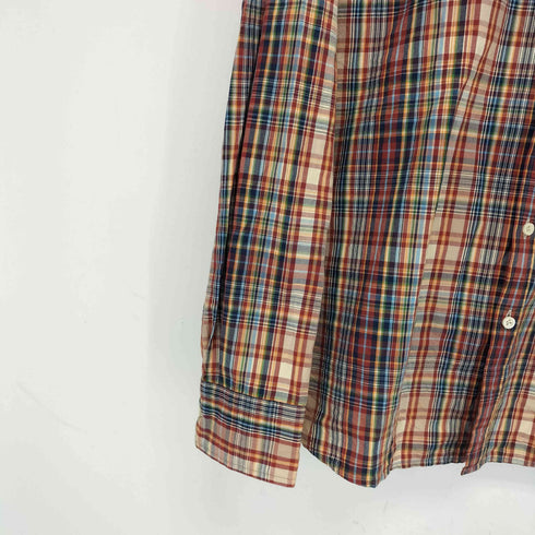 ブルーナボイン BRU NA BOINNE L/S マドラスチェック レギュラーカラーシャツ メンズ JPN:0