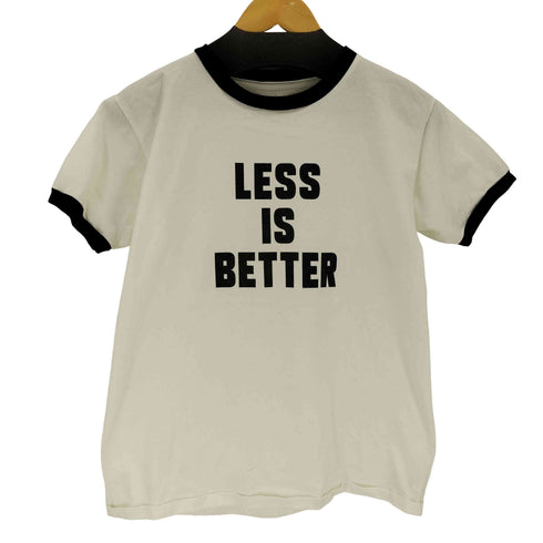 フィルザビル FILL THE BILL LESS IS BETTER プリントS/SリンガーTシャツ メンズ FREE
