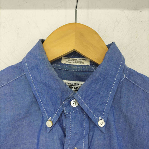 エンジニアードガーメンツ Engineered Garments WORKADAY ボタンダウン マチ付き L/S シャンブレーシャツ メンズ JPN:XS