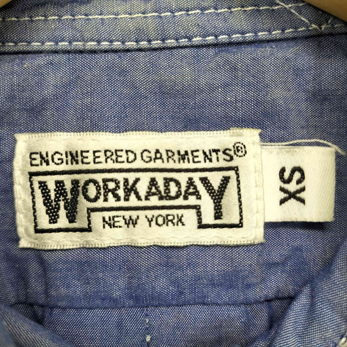 エンジニアードガーメンツ Engineered Garments WORKADAY ボタンダウン マチ付き L/S シャンブレーシャツ メンズ JPN:XS