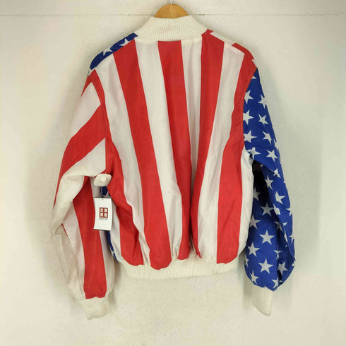 MADE IN ENGLAND 星条旗デザインブルゾンジャケット メンズ XL