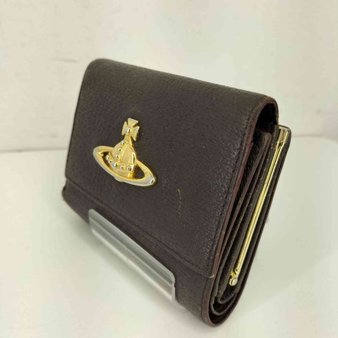ヴィヴィアンウエストウッド Vivienne Westwood ロゴ 3つ折り財布 レディース