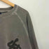 ステューシー Stussy 90s 紺タグ ワンポイント ガーメントダイ ラグラン クルーネックスウェット 染み込みプリント メンズ import:L