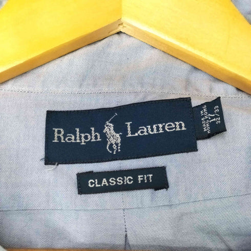 ラルフローレン RALPH LAUREN CLASSIC FIT ポニー刺繍 ボタンダウンシャツ メンズ 17 32/33