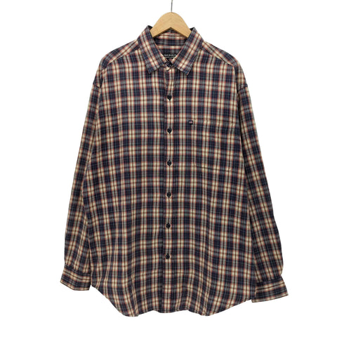 ポロジーンズカンパニーラルフローレン POLO JEANS COMPANY RALPH LAUREN 90-00s インド製 マドラスチェック レギュラーカラーシャツ ポロジン メンズ import:L