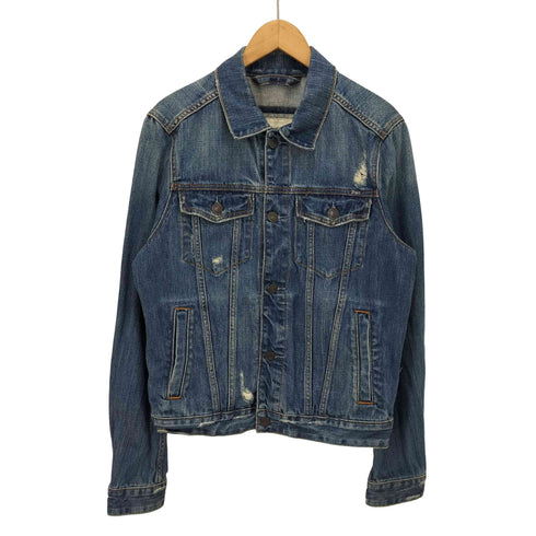 アバクロンビーアンドフィッチ Abercrombie & Fitch ダメージ加工 3rd デニムジャケット メンズ JPN:M