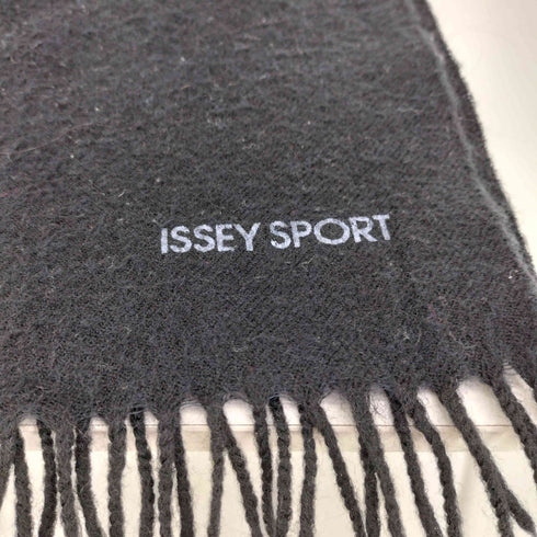 イッセイミヤケ ISSEY MIYAKE ISSEY SPORT 80s ウールマフラー メンズ