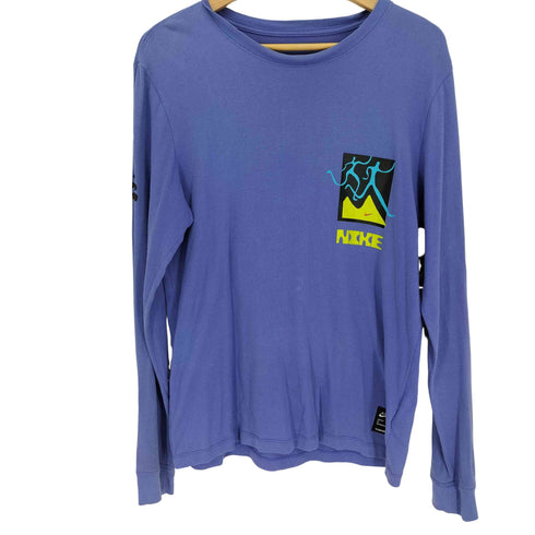 ナイキ NIKE ロゴプリント クルーネック L/S Tシャツ メンズ import:L