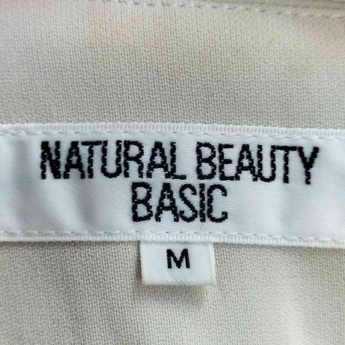 ナチュラルビューティーベーシック NATURAL BEAUTY BASIC ダブルクロスウォッシャブルセットアップジャケット タイトスカート セットアップ レディース 上下M