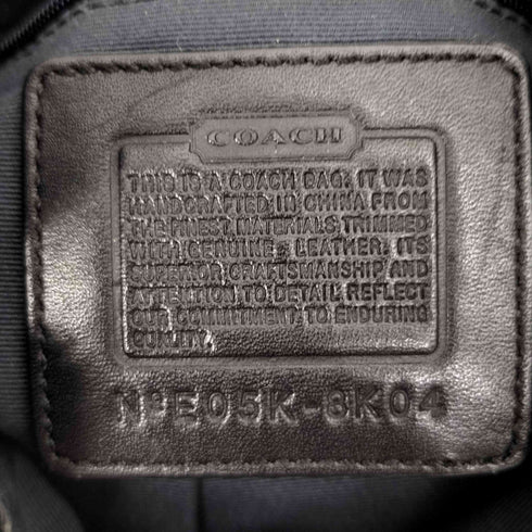 コーチ COACH シグネチャー レザー ロゴストラップ ショルダー バック レディース
