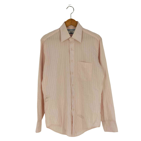 シアーズ Sears PREMA-PREST REGULAR CUT ストライプ シャツ メンズ 15 34/35