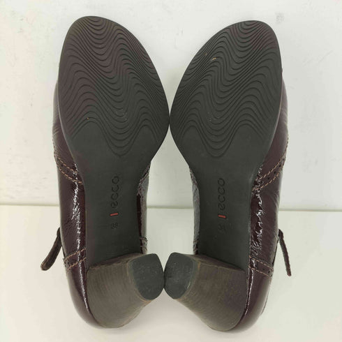 エコー ecco Tストラップエナメルパンプス レディース EUR:38